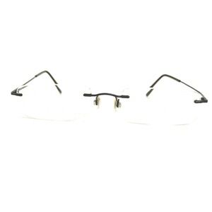 Marchon Airlock 760/82 002 Rimless Eyeglasses Frames Black 53-21-140 22514